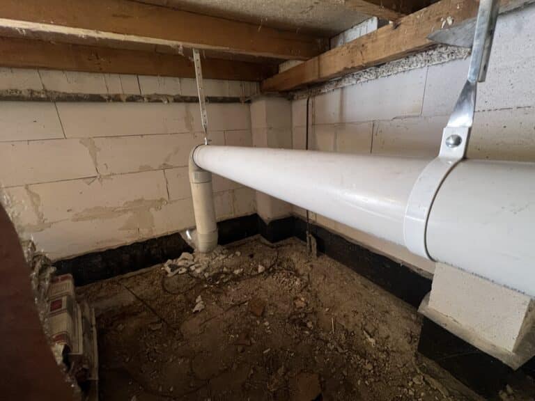 Underground pipe installed on a Greigs Flat proprty in NSW
