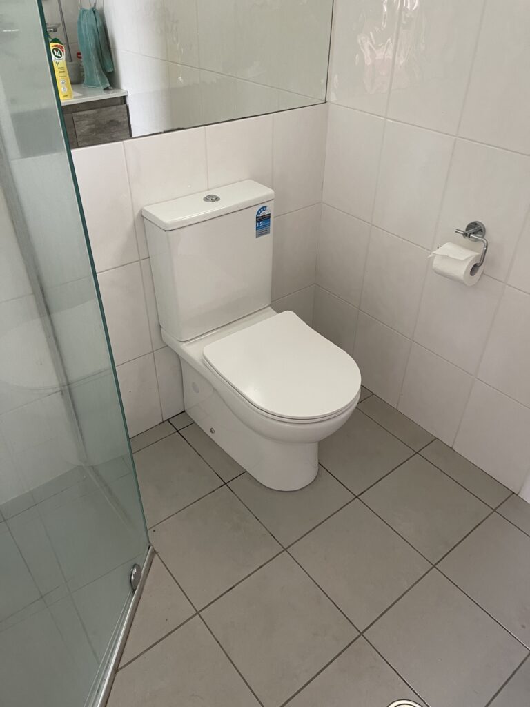 Modern toilet installed by licensed plumbers in Bega