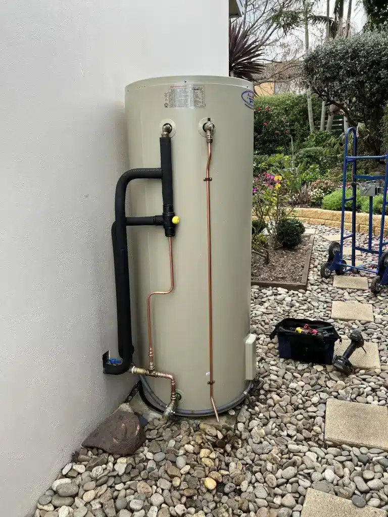 A new hot water system installed in Tura Beach