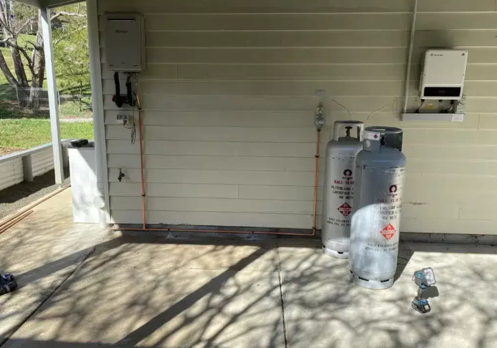 A gas hot water system installed in Tura Beach